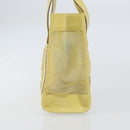 GUCCI Mesh Hand Bag Leather Green 000 2058 0500 5 Auth 157104-5