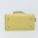 GUCCI Mesh Hand Bag Leather Green 000 2058 0500 5 Auth 157104-9