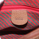 GUCCI GG Supreme Web Sherry Line Bag PVC Beige Gold 001 58 6177 Auth 157107-12