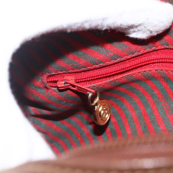 GUCCI GG Supreme Web Sherry Line Bag PVC Beige Gold 001 58 6177 Auth 157107