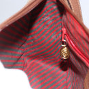 GUCCI GG Supreme Web Sherry Line Bag PVC Beige Gold 001 58 6177 Auth 157107-20