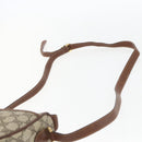 GUCCI GG Supreme Web Sherry Line Bag PVC Beige Gold 001 58 6177 Auth 157107-8