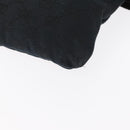 GUCCI GG Canvas Waist bag Black Silver 28566 Auth 157108-11