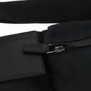 GUCCI GG Canvas Waist bag Black Silver 28566 Auth 157108-15