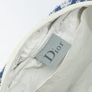 Christian Dior Trotter Canvas Hand Bag Pile Blue Auth 157110-16