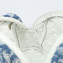 Christian Dior Trotter Canvas Hand Bag Pile Blue Auth 157110-18