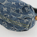 LOUIS VUITTON Monogram Denim Mini Preity Shoulder Bag Blue M95050 Auth 157111AV-15