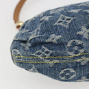 LOUIS VUITTON Monogram Denim Mini Preity Shoulder Bag Blue M95050 Auth 157111AV-16