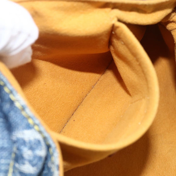 LOUIS VUITTON Monogram Denim Mini Preity Shoulder Bag Blue M95050 Auth 157111AV