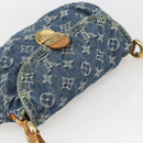 LOUIS VUITTON Monogram Denim Mini Preity Shoulder Bag Blue M95050 Auth 157111AV-6