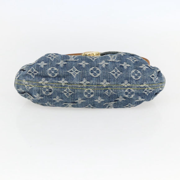 LOUIS VUITTON Monogram Denim Mini Preity Shoulder Bag Blue M95050 Auth 157111AV