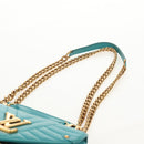 LOUIS VUITTON New Wave PM Herz-Tasche Türkisblau M51936 LV Auth 157113M-15