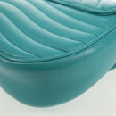 LOUIS VUITTON New Wave PM Herz-Tasche Türkisblau M51936 LV Auth 157113M-19