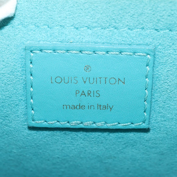 LOUIS VUITTON New Wave PM Herz-Tasche Türkisblau M51936 LV Auth 157113M