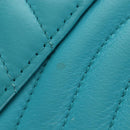 LOUIS VUITTON New Wave PM Herz-Tasche Türkisblau M51936 LV Auth 157113M-27