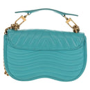 LOUIS VUITTON New Wave PM Heart bag Bag Turquoise Blue M51936 LV Auth 157113M-3