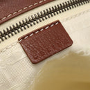 CELINE Paris Macadam Canvas Tote Bag Beige Gold Auth 157115-14