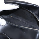 Salvatore Ferragamo Gancini Hand Bag Leather Black Silver Auth 157117-19