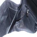 Salvatore Ferragamo Shoulder Bag Canvas Black Silver Auth 157119-18