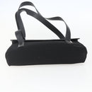 Salvatore Ferragamo Shoulder Bag Canvas Black Silver Auth 157119-9