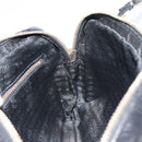 PRADA Hand Bag Nylon Black Gold Auth 157120V-19