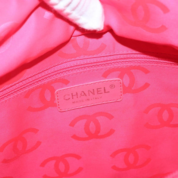 CHANEL Cambon Line Tote Bag Leather Black Silver CC Auth 157122SAV