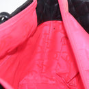 CHANEL Cambon Line Tote Bag Leather Black Silver CC Auth 157122SAV-17