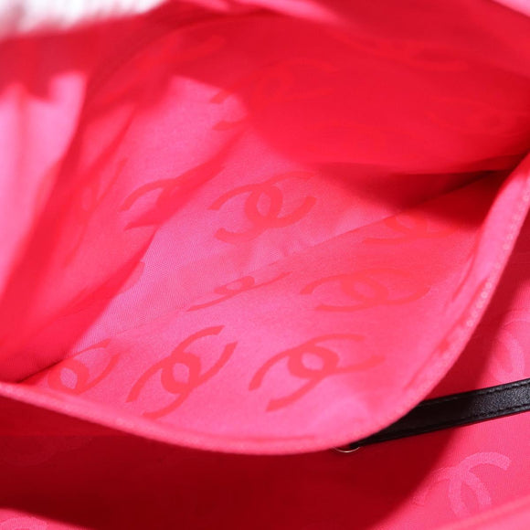 CHANEL Cambon Line Tote Bag Leather Black Silver CC Auth 157122SAV