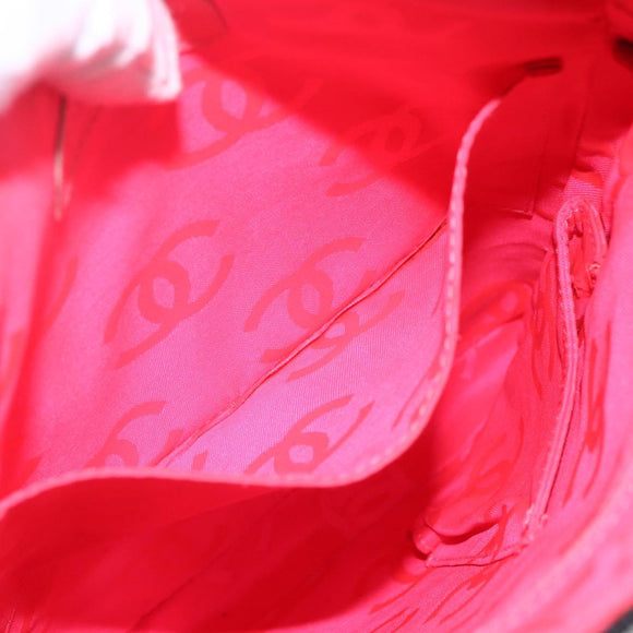 CHANEL Cambon Line Shoulder Bag Leather Silver Black CC Auth 157123SAV