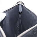 FENDI Clutch Bag Wool Black Silver Auth 157124V-17