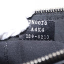 FENDI Clutch Bag Wool Black Silver Auth 157124V-12