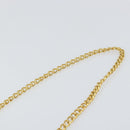 Salvatore Ferragamo Gancini Chain Shoulder Bag Leather Black Gold Auth 157126-14