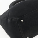 FENDI Hand Bag Black Silver Auth 157127-14