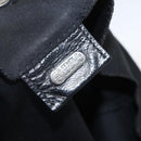 FENDI Hand Bag Black Silver Auth 157127-10