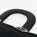 FENDI Hand Bag Black Silver Auth 157127-8