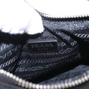 PRADA Re-Edition 2005 Shoulder Bag Nylon 2way Black Silver 1BH204 Auth 157130SAM-23