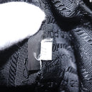 PRADA Re-Edition 2005 Shoulder Bag Nylon 2way Black Silver 1BH204 Auth 157130SAM-12