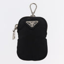 PRADA Re-Edition 2005 Shoulder Bag Nylon 2way Black Silver 1BH204 Auth 157130SAM-26