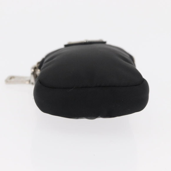 PRADA Re-Edition 2005 Shoulder Bag Nylon 2way Black Silver 1BH204 Auth 157130SAM