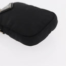 PRADA Re-Edition 2005 Shoulder Bag Nylon 2way Black Silver 1BH204 Auth 157130SAM-31