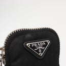 PRADA Re-Edition 2005 Shoulder Bag Nylon 2way Black Silver 1BH204 Auth 157130SAM-32