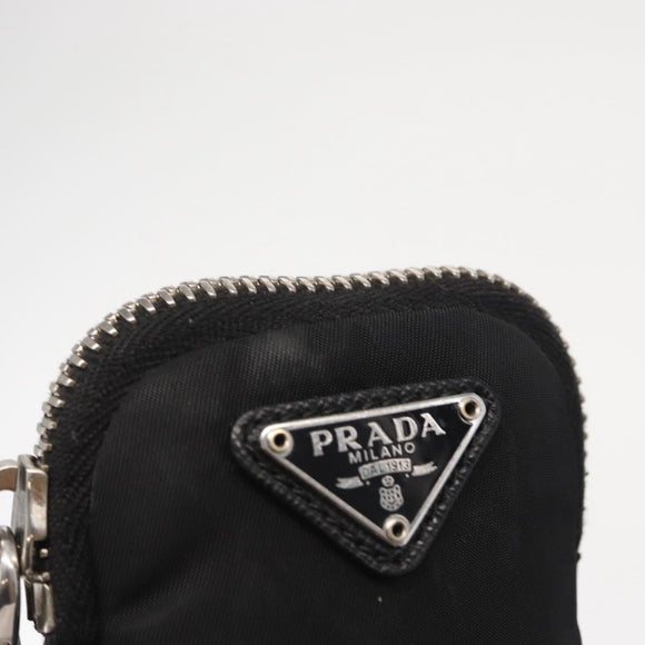 PRADA Re-Edition 2005 Shoulder Bag Nylon 2way Black Silver 1BH204 Auth 157130SAM
