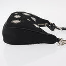 PRADA Re-Edition 2005 Shoulder Bag Nylon 2way Black Silver 1BH204 Auth 157130SAM-4