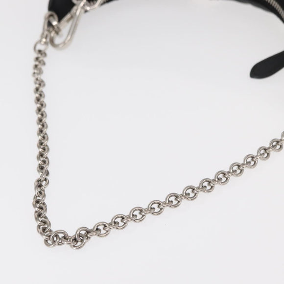 PRADA Re-Edition 2005 Shoulder Bag Nylon 2way Black Silver 1BH204 Auth 157130SAM