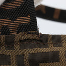 FENDI Zucca Canvas Hand Bag Black Brown Auth 157133-9