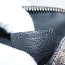 Christian Dior Trotter Canvas Oblique Schultertasche Schwarz Silber Auth 157136-12