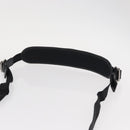 Christian Dior Trotter Canvas Oblique Schultertasche Schwarz Silber Auth 157136-14