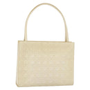 Christian Dior Canage Tote Bag Nylon Beige Auth 157138-1