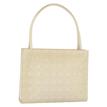 Christian Dior Canage Tote Bag Nylon Beige Auth 157138