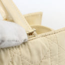 Christian Dior Canage Tote Bag Nylon Beige Auth 157138-10